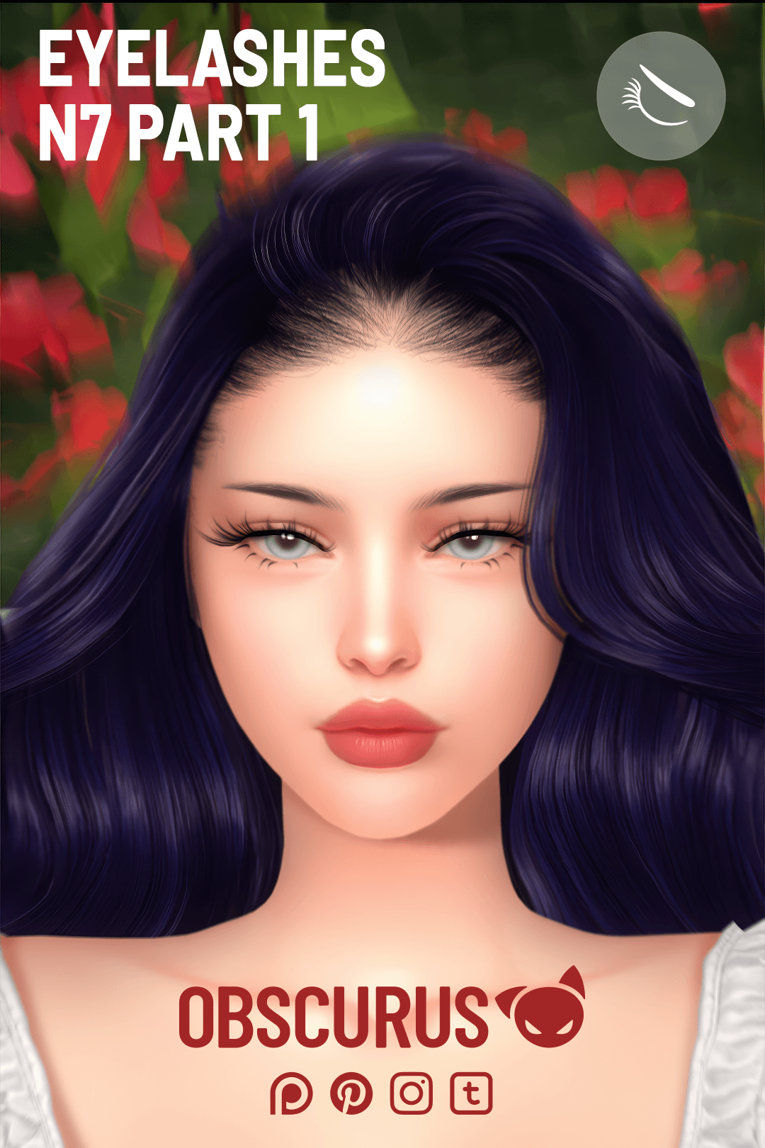 Скриншот мода Ресницы 3D EYELASHES N7 PART 1